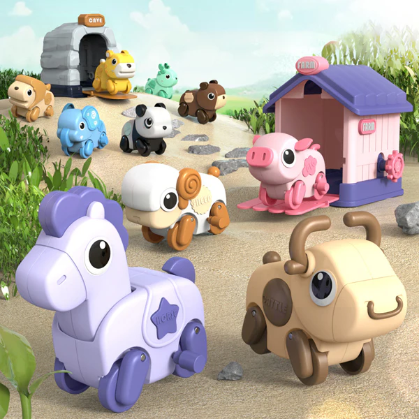 2 figurines animaux avec Cave – Image 2